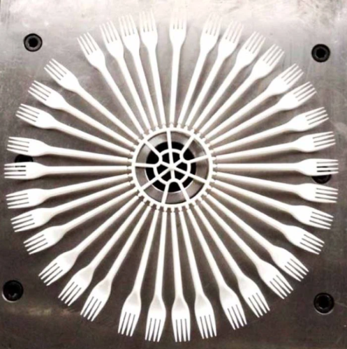 plastic disposable fork mould